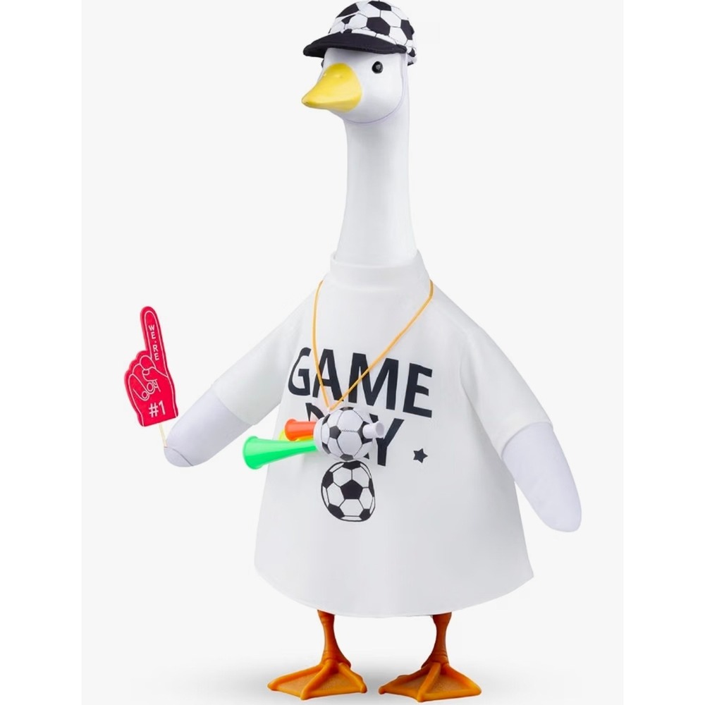 Soccer Fan Goose Outfit 23 inch Fan Porch Goose Costume Set